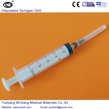 Disposable Sterile Syringe with Needle (10cc)